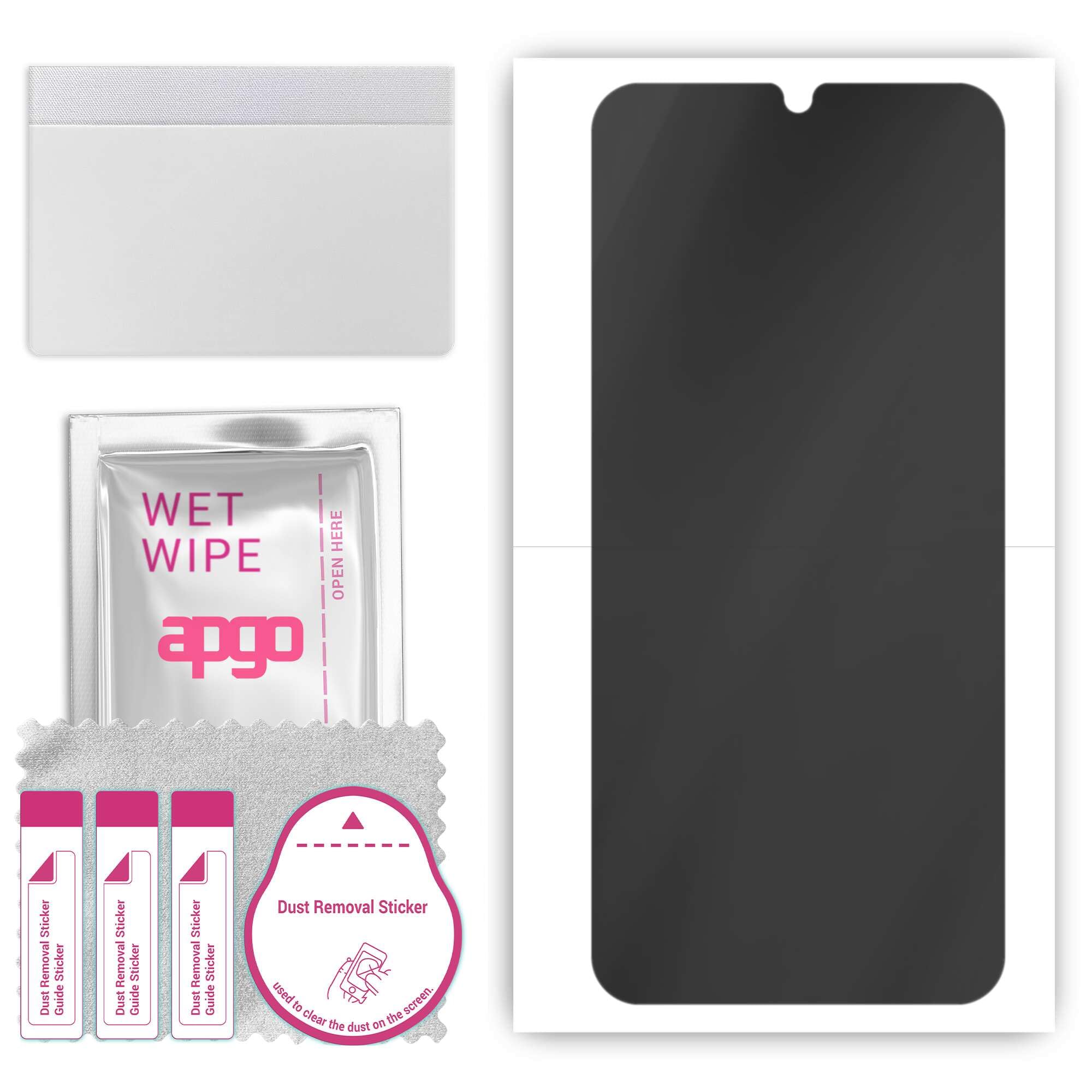 Apgo Hydrogel Privacy Folie Für Doogee N50 – Matte Displayschutzfolie Mit Sichtschutz & Selbstheilend