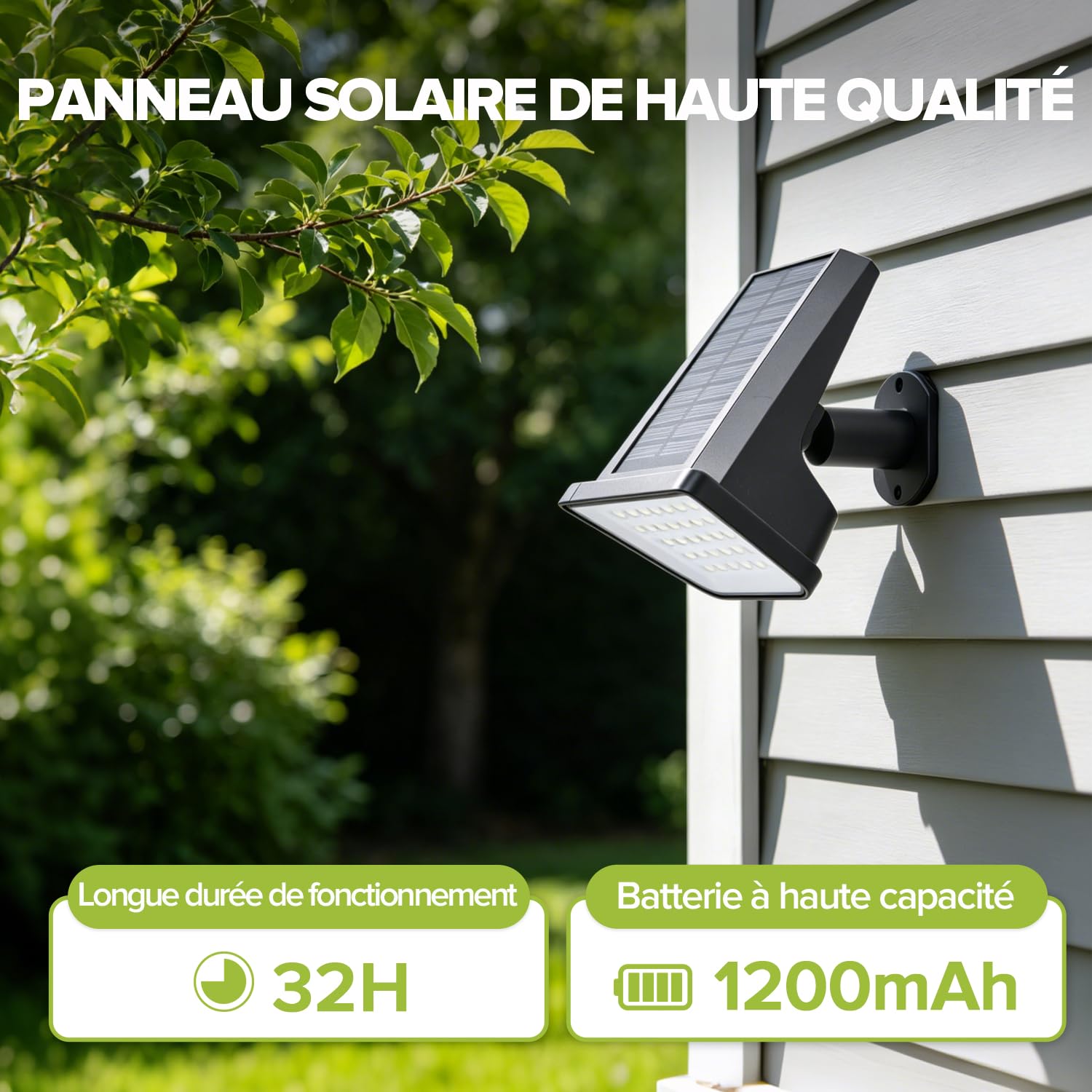 UME Batteria agli ioni di litio nell'apparecchiatura Set di 6 Faretti Lampade Solari Esterni Impermeabile 28 LED 3000K, Illuminazione Paesaggistica per Giardino, Vialetto e Prato, Funzione Crepuscolo