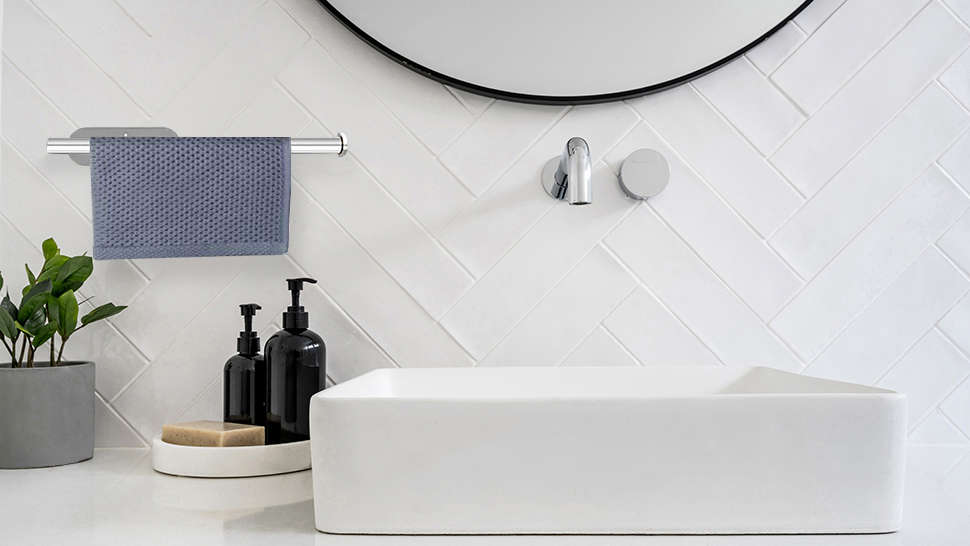 Portarotolo Carta Cucina Adesivo - Acciaio Inox, Per Parete O Armadi, Argento - Foto 5