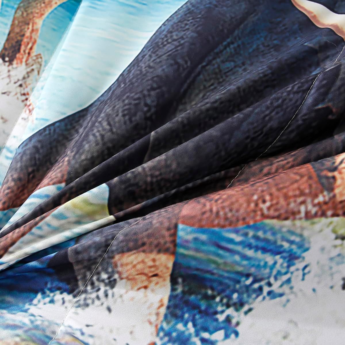 WINLIFE Dinosaur Bedding Full Comforter Set - Super Soft & Fun Jurassic Dino Pattern Bedding Comforter Set All Seasons for Boys Teens - Easy Wash Bed Set, 3D Dinosaur Print - Image 7