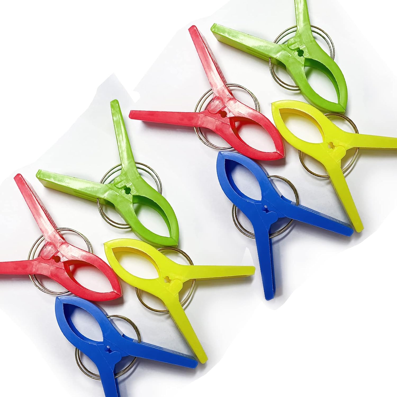 Beach Towel Chair Clips 8Pcs,Big Size Plastic Lounge Chair