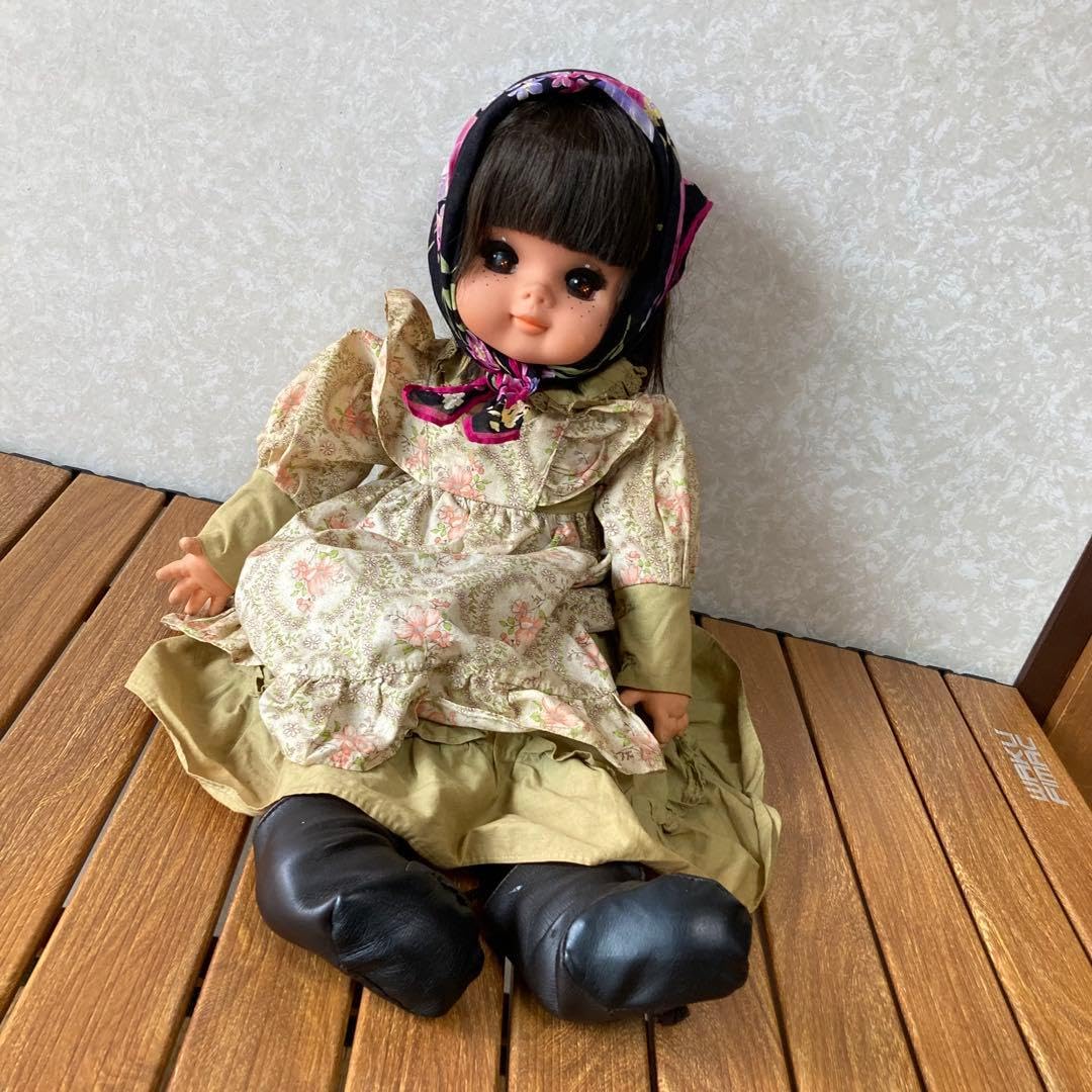 Amazon | レトロ 大池玩具 オオイケ 女の子の人形 アンティークドール