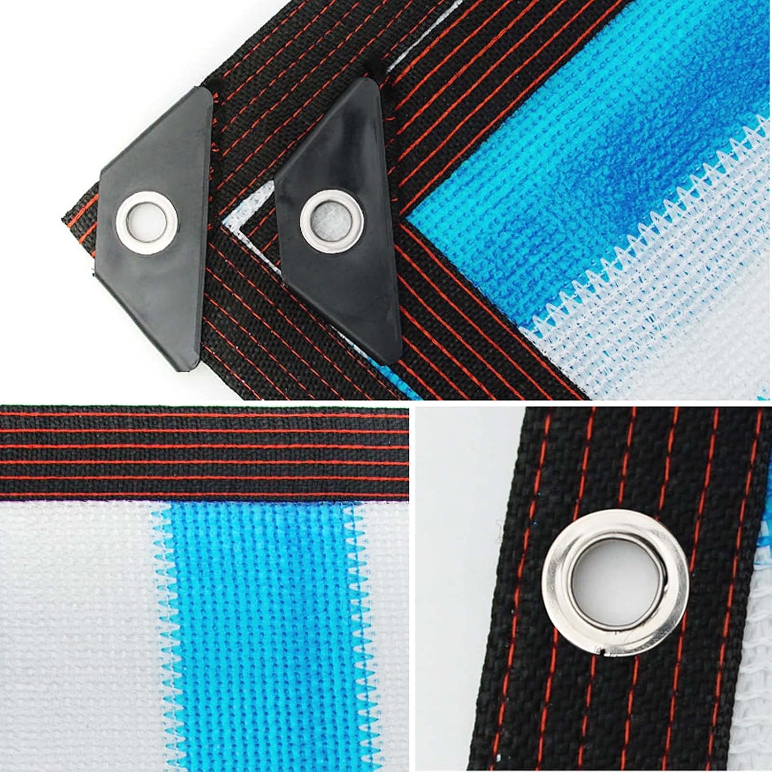 13x30 FT 85% Sunblock Shade Cloth, Shade Mesh Tarps with Grommets, Heavy Duty Sunblock Shade Cloth Net Cover, Sun Mesh for Pergola Patio Backyard Garden Shade Panel