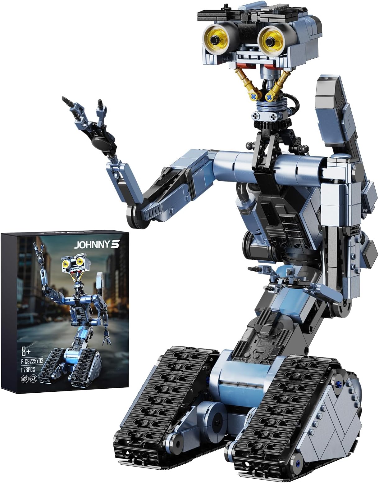 Robot Building Block Set Motor Version with Remote,Short Open Circuit Figures Model Toys, STEM Robot Technic Toy Gifts for Kids,Adults(1176PCs)