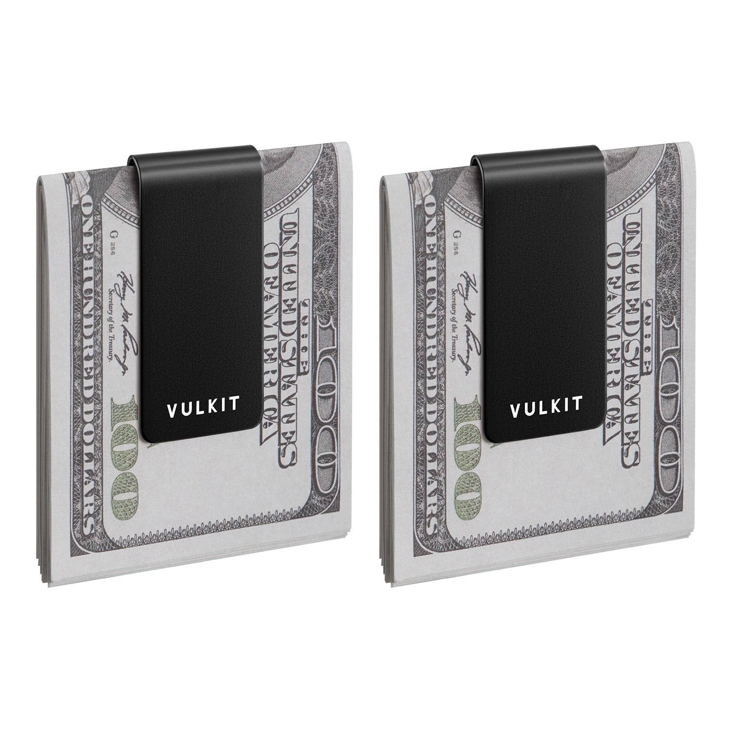 VULKIT Money Clip Stainless Steel Cash Holder EDC Accessories Men's Money Clips