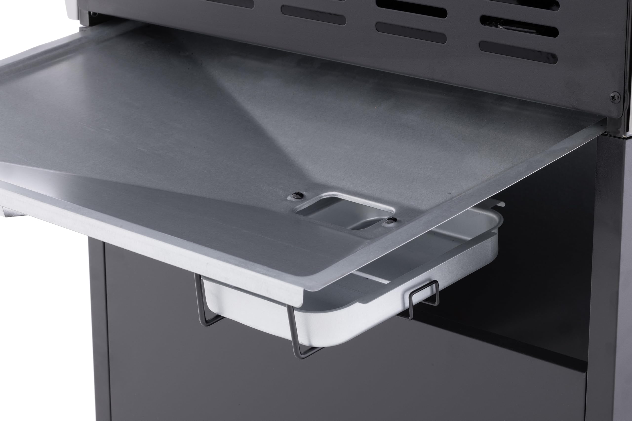Tarrington House Barbecue a Gas Paxton 4 Bruciatori + Fornello Acciaio Inox Nero Opaco