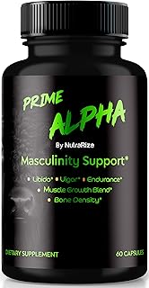 Prime Alpha Pills for Men, Official Prime Alpha Max Performance, All Natural Male Support for Lasting Energy and Overall Health, PrimeAlpha Reviews (60 Capsules)