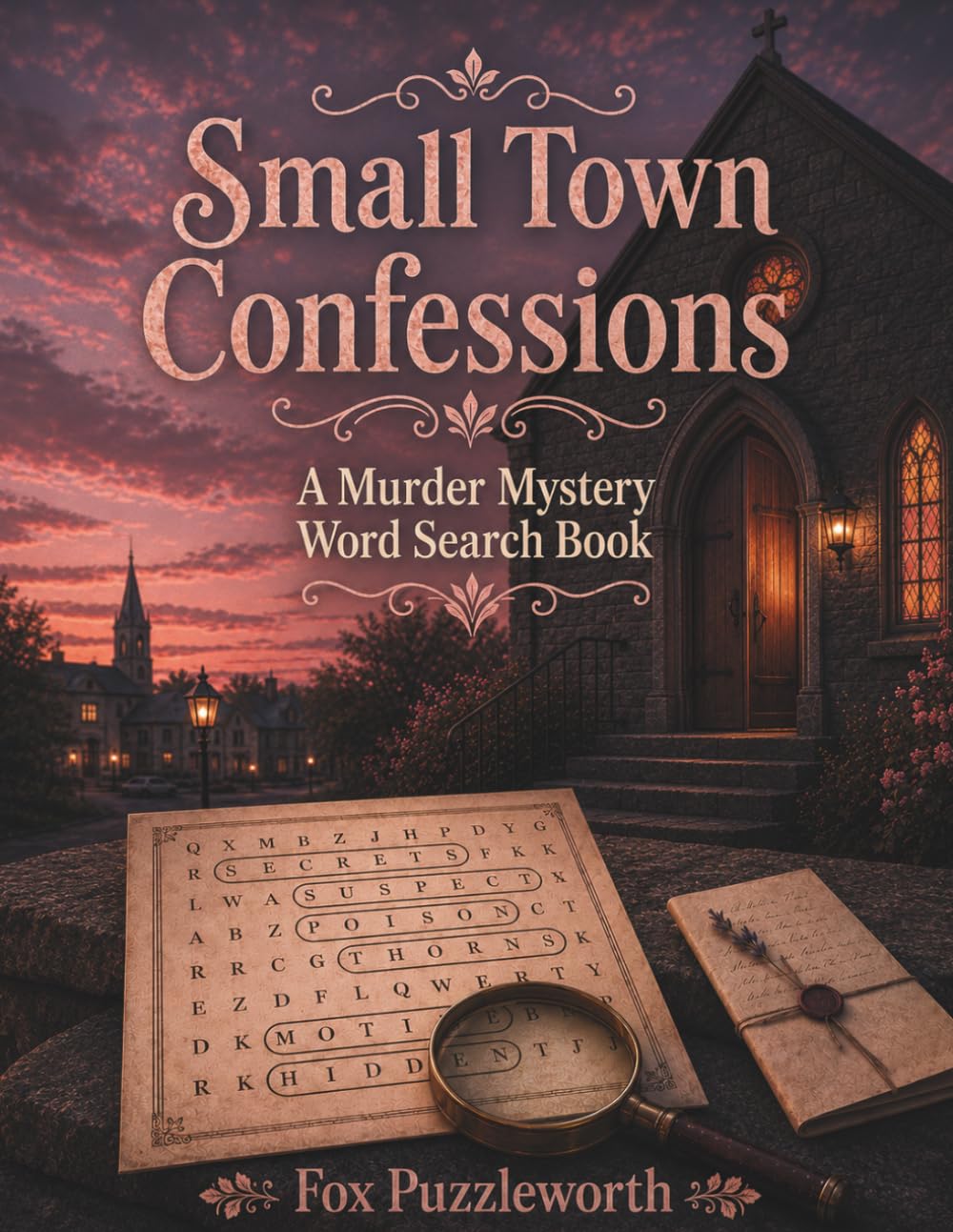 Small Town Confessions: A Murder Mystery Word Search Book (Small Town Mysteries Word Search Series)