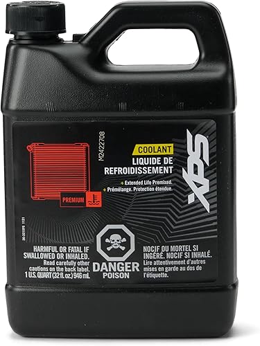 Can-Am OEM XPS Refrigerante premezclado de vida extendida (naranja) - 1 cuarto de galón, 9779150