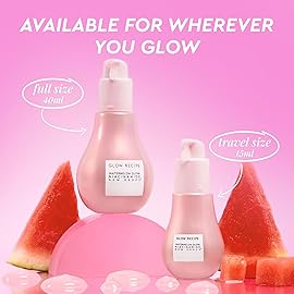 Glow Recipe Stocking Stuffer Niacinamide Serum Dew Drops Ornament - Hydrating Face Serum & Illuminating Makeup Primer for Dewy, Glass Skin + Hyaluronic Acid for Plumping & Highlighting (15 ml)