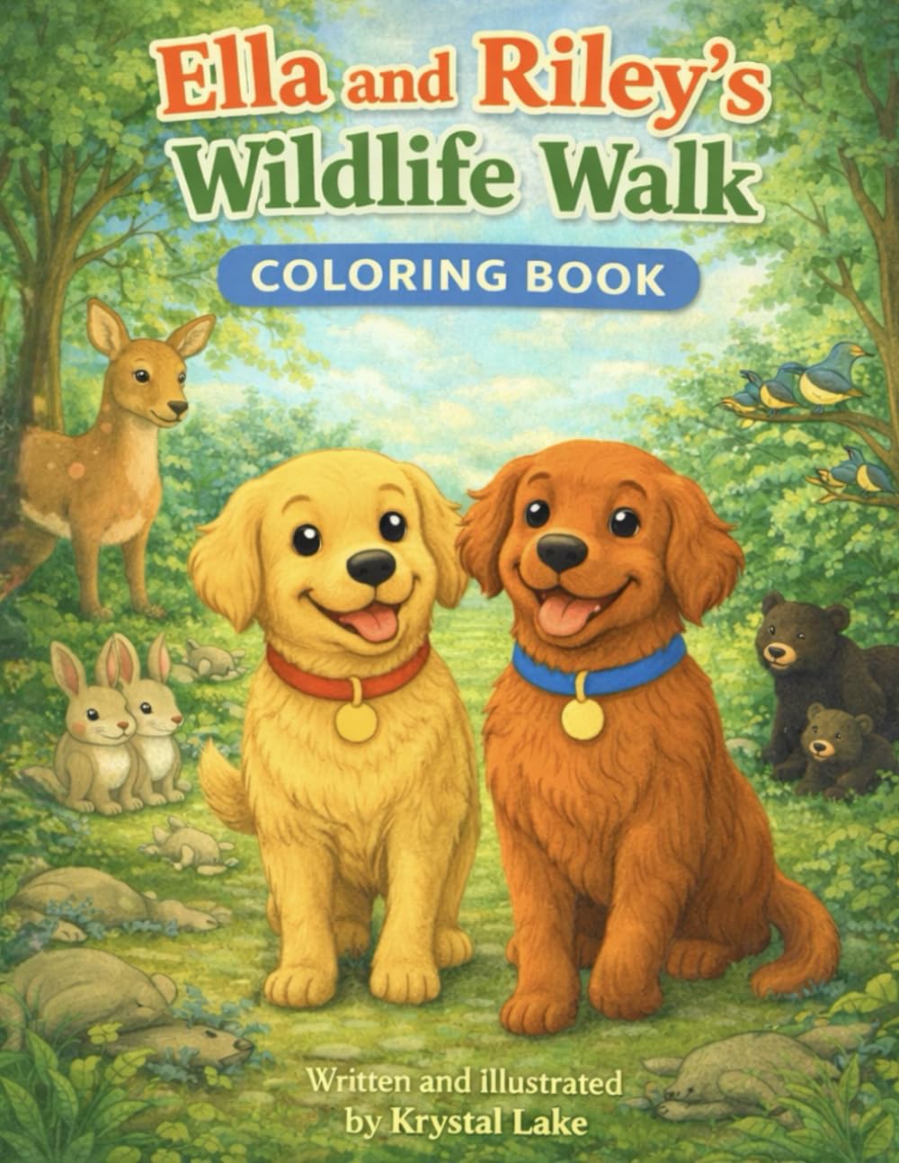 Ella and Riley’s Wildlife Walk Coloring Book (Ella and Riley Explore the Outdoors)
