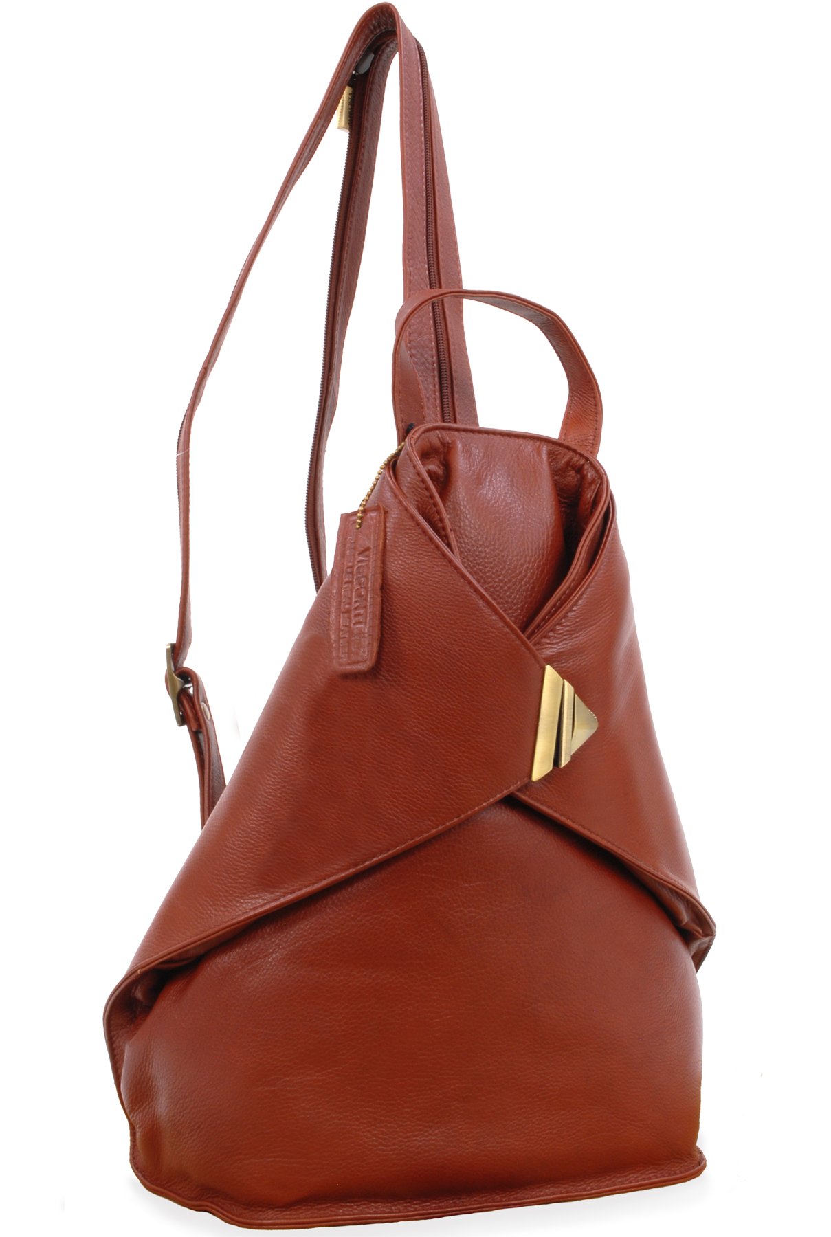 VISCONTI - Bolso Mochila de Mujer - Piel Auténtica - Multibolsillos - Pequeña - Correas Ajustables - Brooke 18258