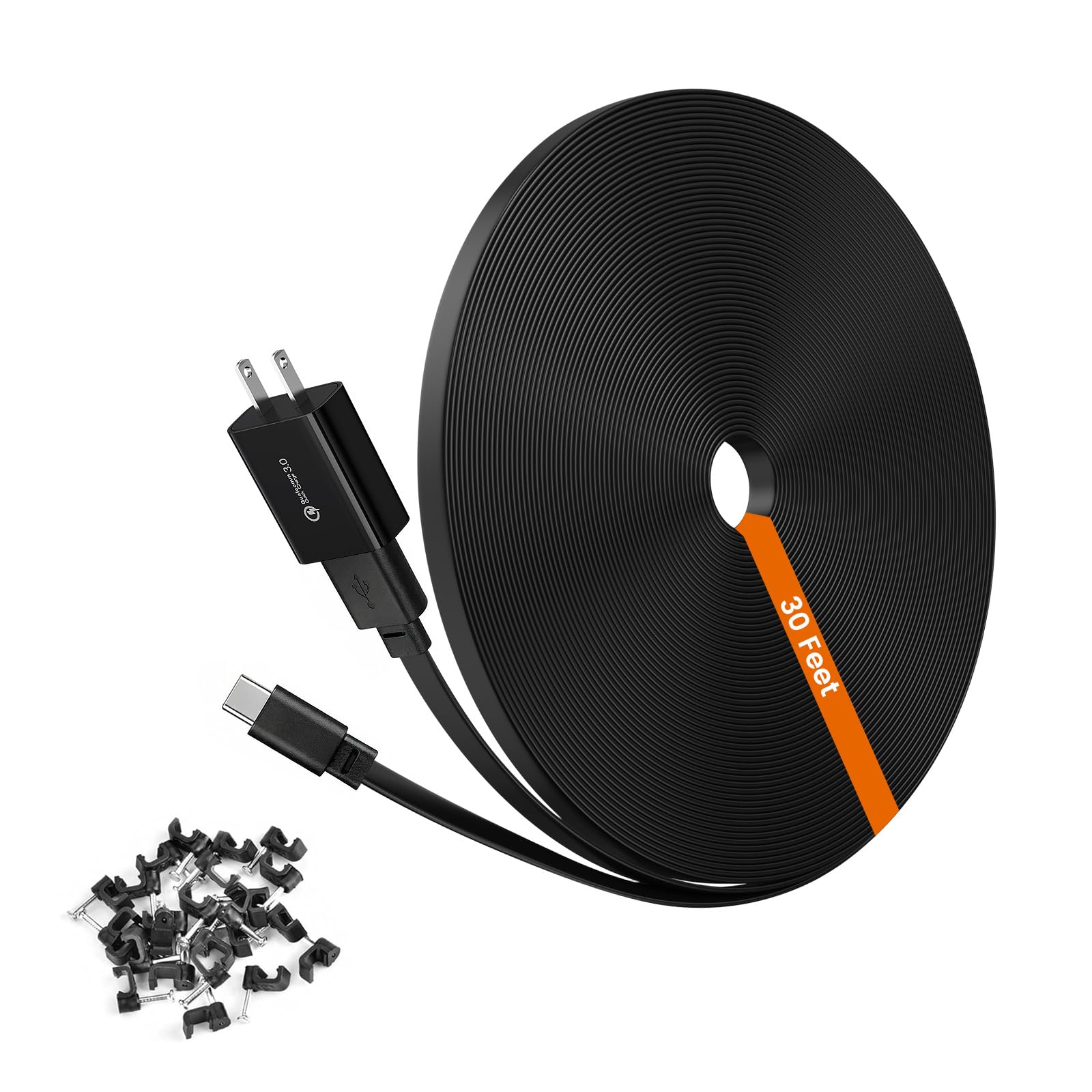 Amazon.com : 30ft Power Extension Cable for Tapo TP-Link 2K QHD
