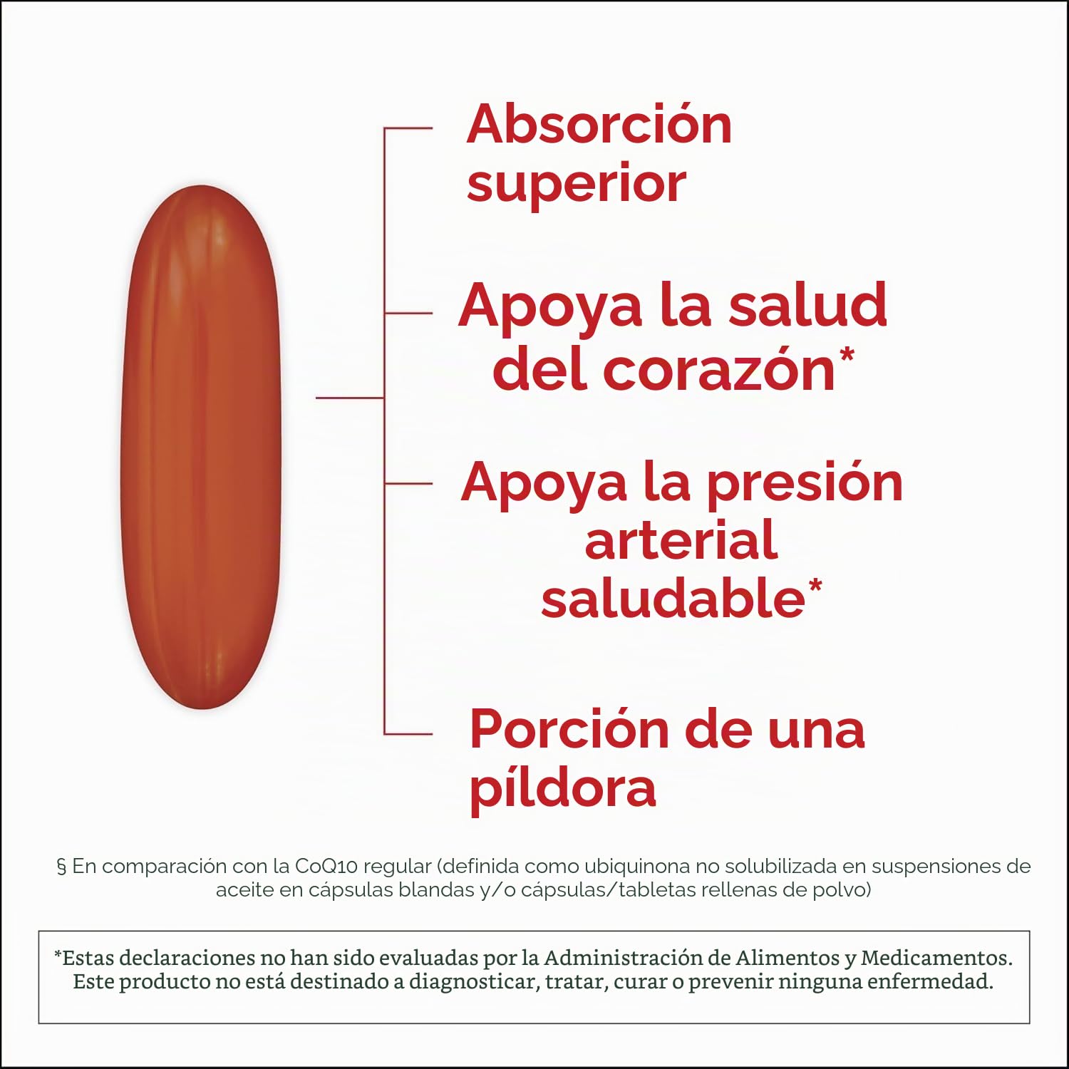 QUNOL Ultra 100 MG CoQ10, 300% Mejor absorción, Patentado Soluble en Agua y Grasa Suplemento Natural Forma de c0q10, antioxidante para la Salud del corazón, 30 Count, Cápsulas Blandas