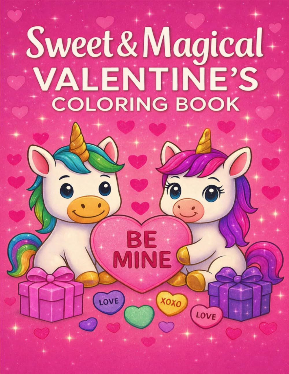 Sweet and Magical Valentine's Coloring Book (Magical Holiday Coloring Books)