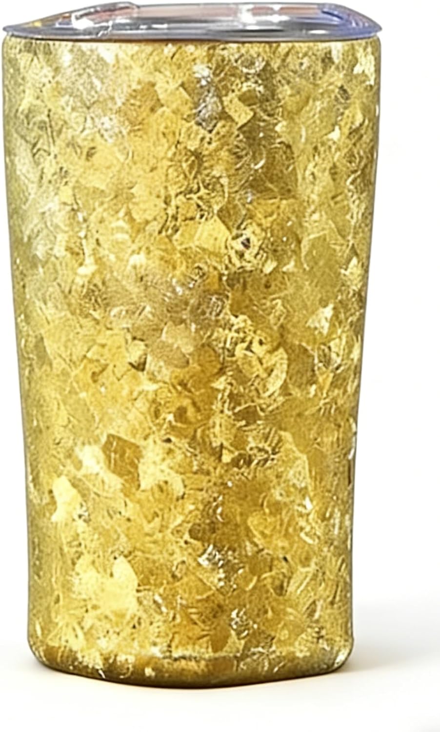 10.1oz Titanium Beer Mug with Lid | Pure Titanium Cup - Lightweight Leakproof Portable Drinkware for Outdoor & Daily Use (yellow)