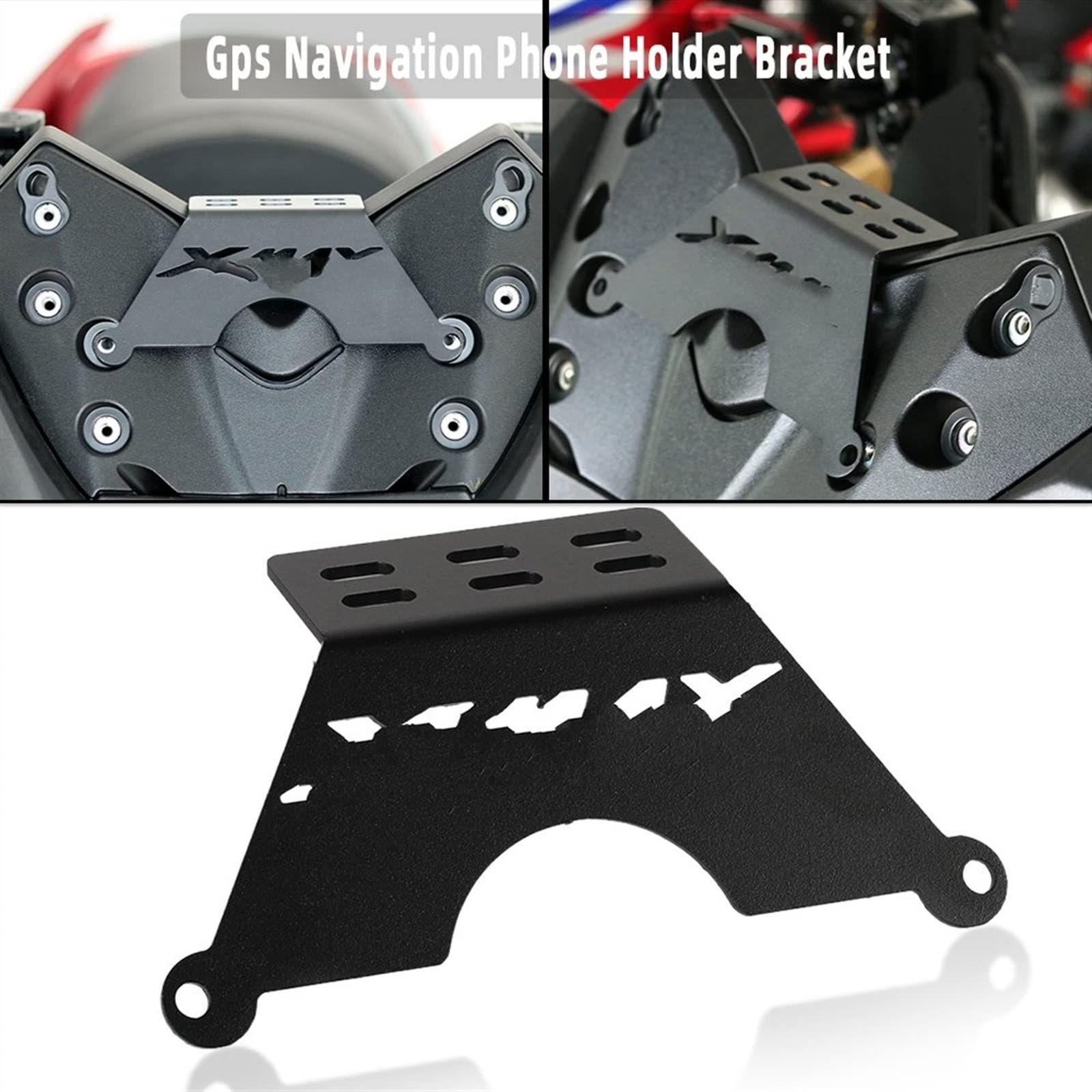 Soporte De Navegación GPS para Teléfono De Barra Delantera De Motocicleta Compatible con Yamaha para Xmax 250 300 400 2017 2018 2019 2020 2021 Soporte GPS teléfono