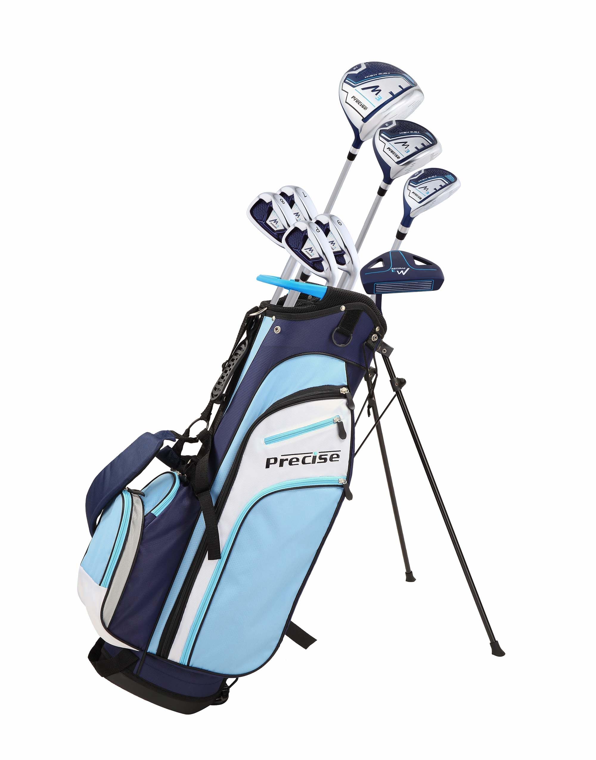 Precise M3 Complete Womens Golf Clubs Set Includes Driver Fairway Hybrid 7-PW Irons Wedge Putter Stand Bag 3