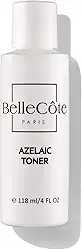 BelleCôte Paris Tônico Para Tratamento De Acne E Cuidados Com A Pele - 10% Ácido Azelaico, 2% Salicílico Sérum Transparente, Rosácea, O Rosto, Reduz Cravos, 113 G