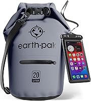 Vista 16 de Earth Pak Waterproof Dry Bag with Zippered Pocket - Waterproof Dry Bag Backpack Keeps Gear Dry