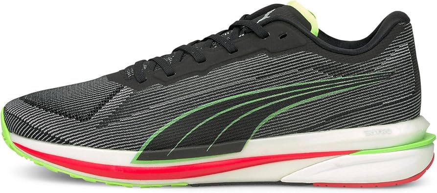 PUMA Mens Deviate Nitro Running Sneakers Shoes - Black