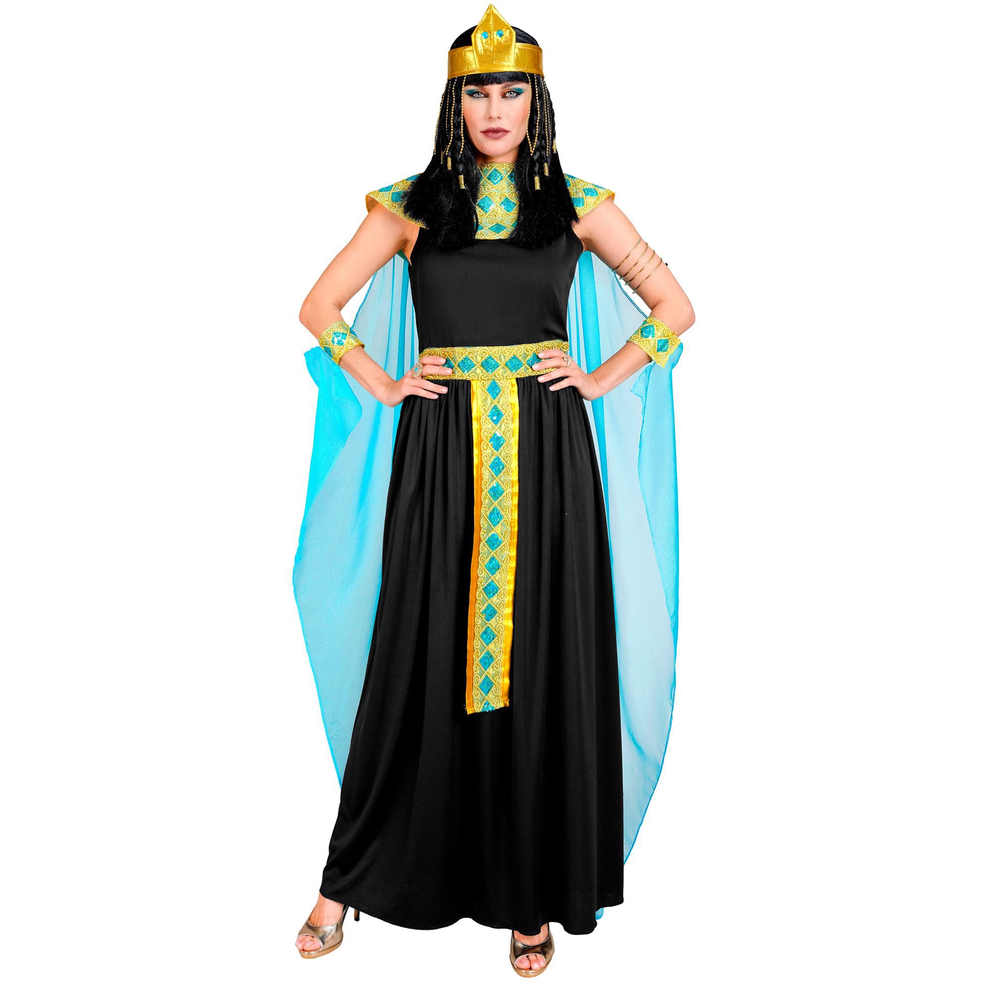 Widmann W MILANO Party Fashion Cleopatra Dress Egyptian Queen Fancy Dress Costumes, Black - BigaMart Widmann W MILANO Party Fashion Cleopatra Dress Egyptian Queen Fancy Dress Costumes, Black - BigaMart