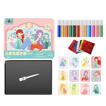 サブルアートキット　4セット Amazon.co.jp: オーストリア製 KB collection サンドピクチャー