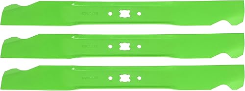 Miniatura 2 de 8TEN Lawnrazor - Cuchilla de elevación alta para MTD Cub Cadet Troy-Bilt SC100 Tuff-Cut 220 742-0641 942-0641 (alta elevación) 3 unidades