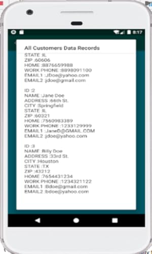 Customer Capture Information