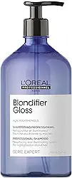 L'Oréal Professionnel Shampoo Blondifier Gloss, Para Cabelos Loiros e Descoloridos, Neutraliza Tons Amarelados, Proporciona Maciez e Nutrição, 750ml