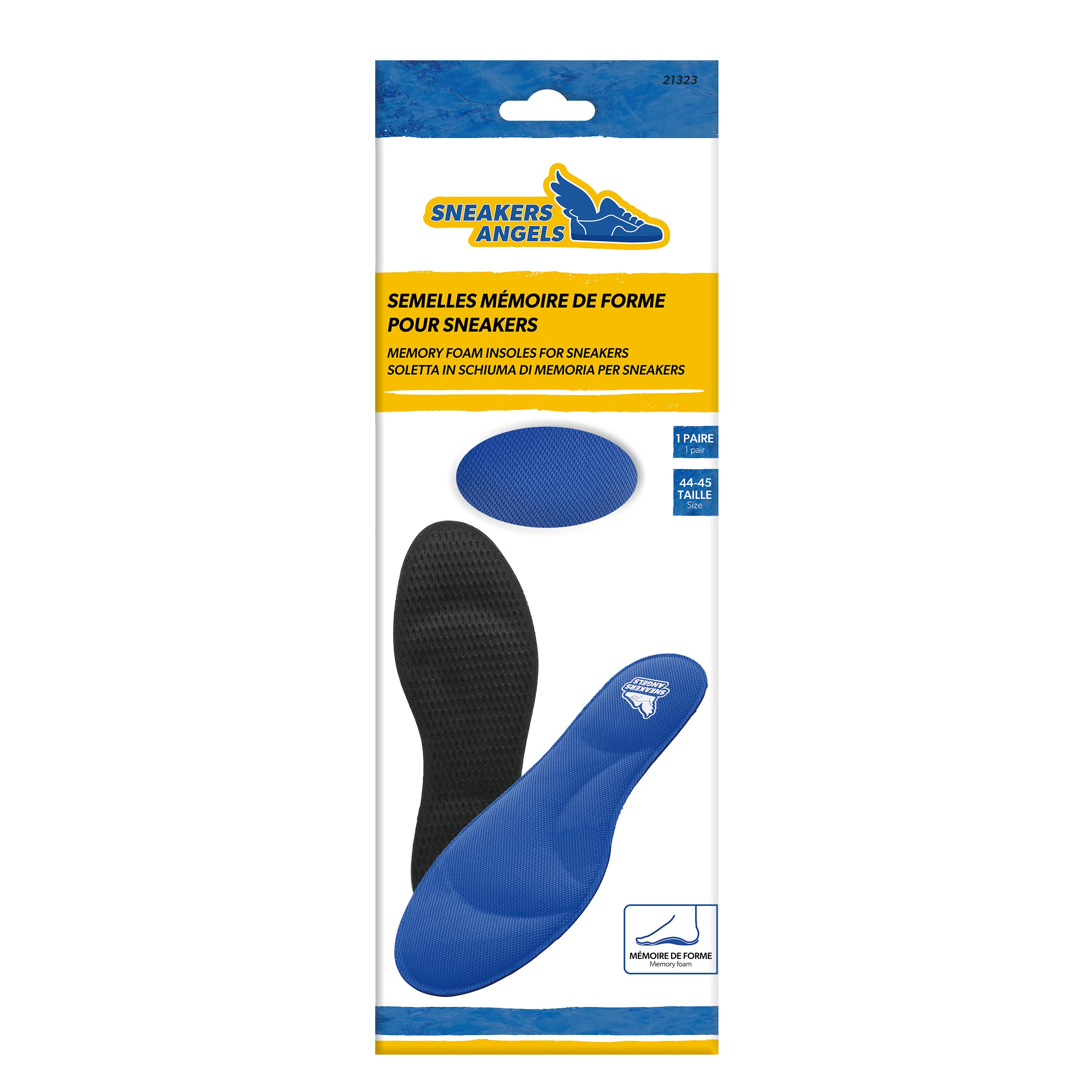 Sneakers Angels - Memory Shape Soles for Sneakers 44-45 x2- Blue
