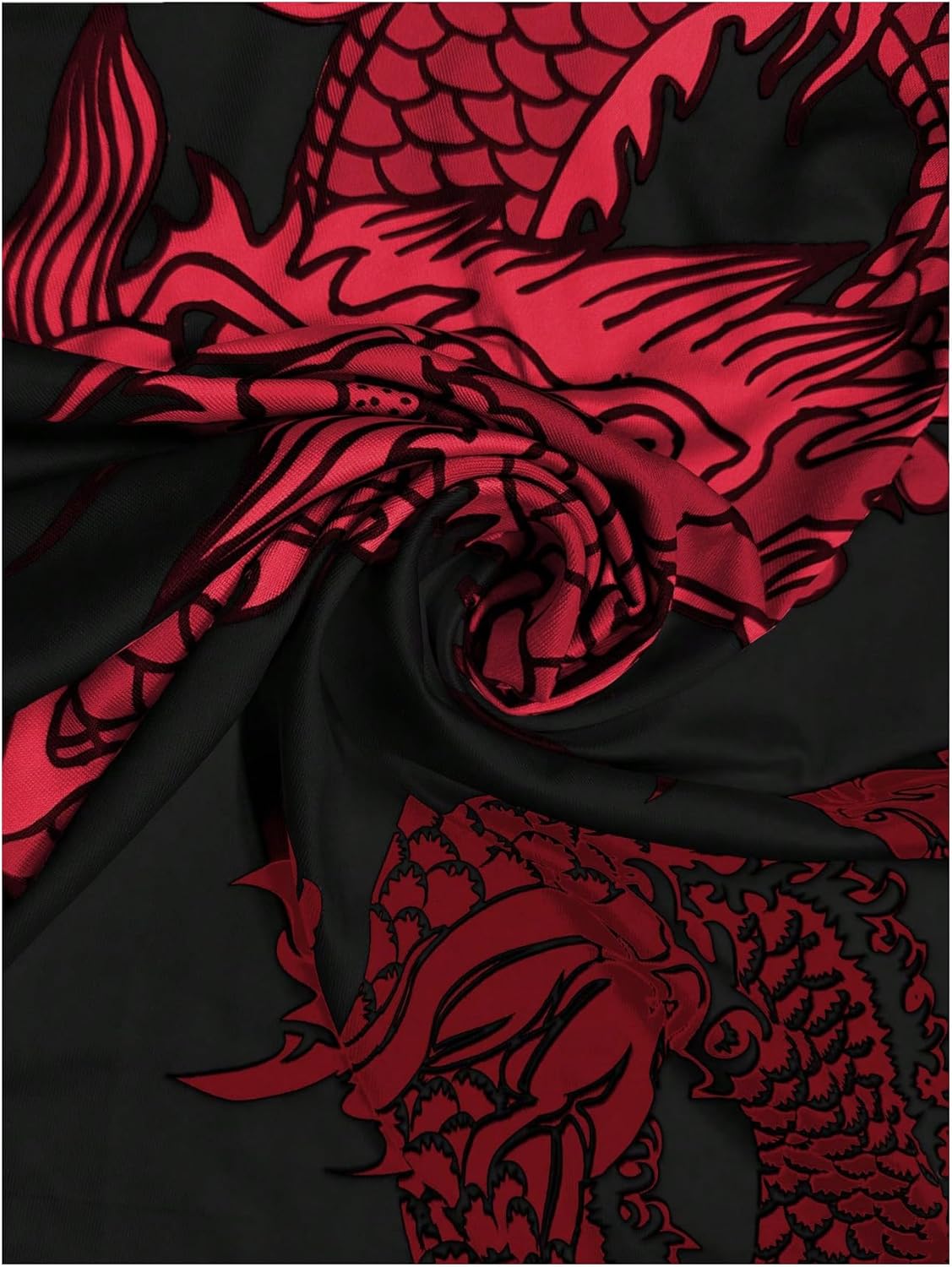 SOLY HUX Women's Cheongsam Dress Chinese Traditional Dragon Print Qipao Bodycon Mini Dress - Image 2