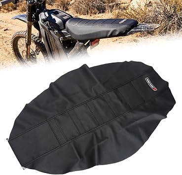 Seat Cover for Electric Dirt Bike Waterproof Non-Slip Cushion Cover | for Tuttio Electric Dirt Bike Soleil 01 and Ebike ICT - Black