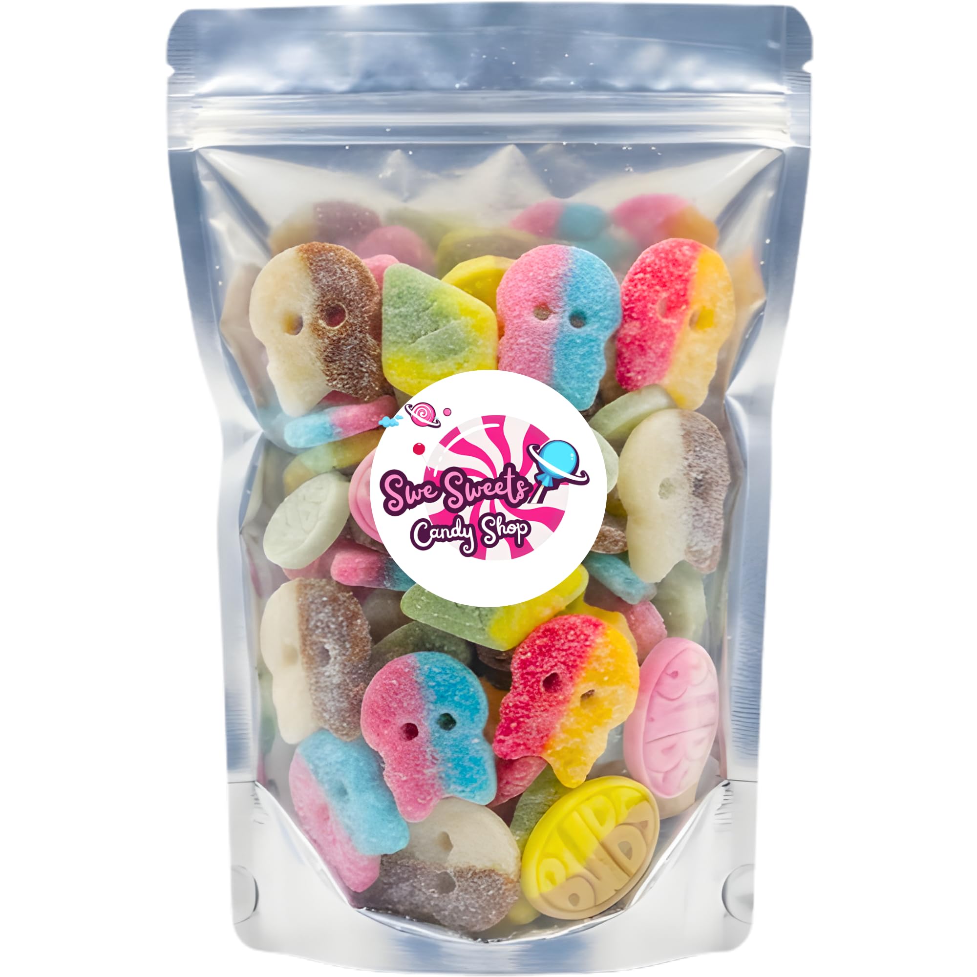 Bubs Swedish Candy Mix, 1 Pound, Vegan and Gluten-Free Treat, Plant-Based Sweets, Swedish Gummies, Sweet and Sour Candy
