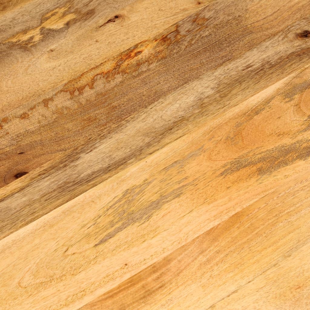 Dessus de table Ø 80x3,8 cm rond bois de manguier massif