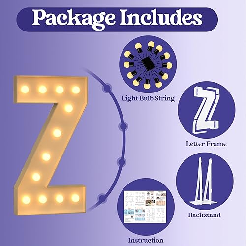 Miniatura 21 de Números iluminados grandes de 4 pies, números de marquesina 2 para decoraciones de cumpleaños de 21 para niños y niñas, números gigantes iluminados