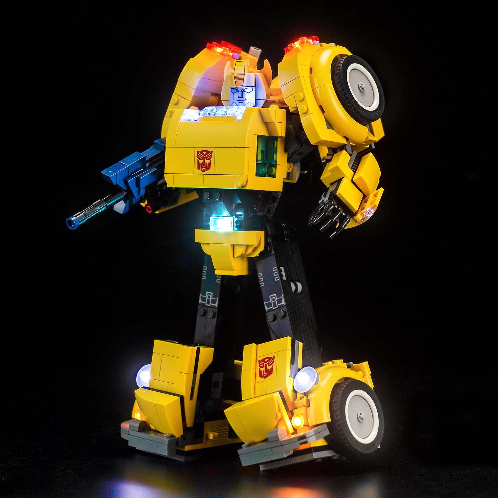 Brickshining LED Lighting Compatible with Lego Bumblebee 10338, Light Kit Compatible with Lego 10338, Giving Light to Model, NOT Included The Model Set(Classic Edition)