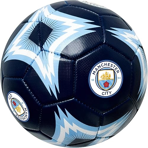 Miniatura 2 de Icon Sports Balón de fútbol del Manchester City para todas las edades, tamaño 5, 4 y 2, pelota de Man City con licencia