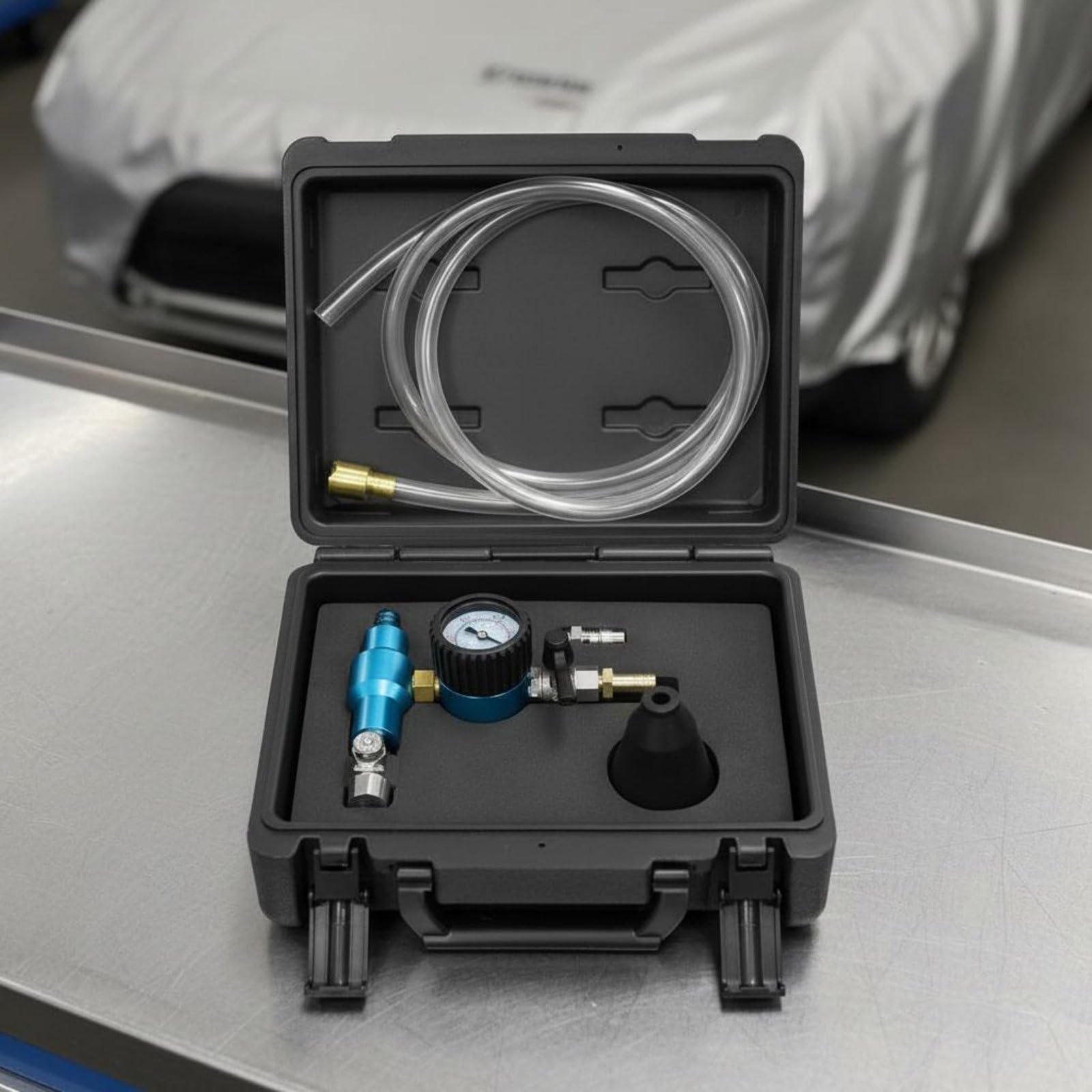 Dispositif de Recharge de Liquide de Refroidissement Outil Automobile Testeur Système Refroidissement Testeur Pression Radiateur Remplissage Sous Vide, Pack Simple