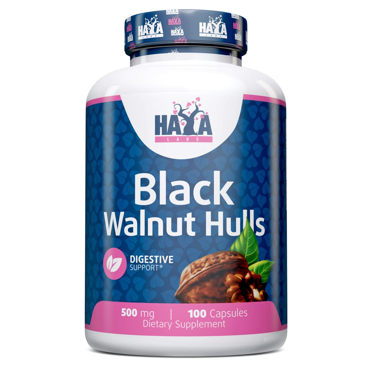 HAYA LABSBlack Walnut Hulls 500 mg 100 Caps