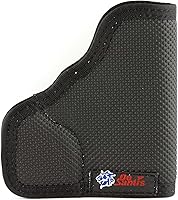 Vista 12 de DeSantis Nemesis - Funda de bolsillo para pistola para transporte oculto, funda de bolsillo oculta para pistolas, revólveres, suave, diseñada