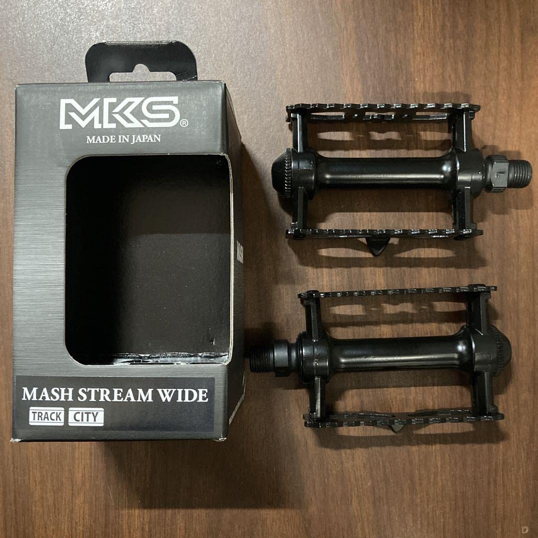 Amazon.co.jp: MKS MASH STREAM WIDE ペダル PEDAL 三ヶ島 : スポーツ