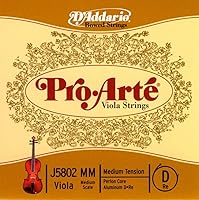 Vista 7 de D'Addario Pro-Arté Viola A Medio Medio (J5801MM)