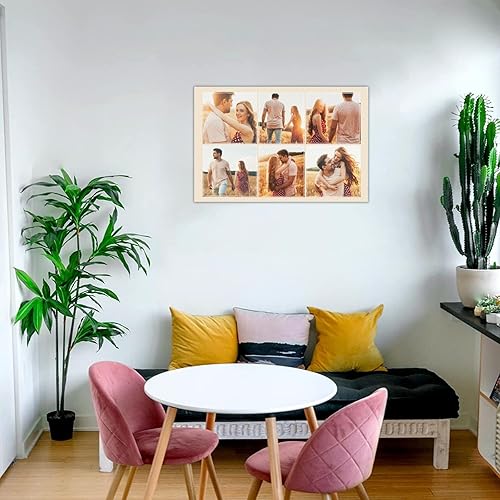 Miniatura 10 de Impresiones en lienzo personalizadas con tus fotos  Póster de arte de pared personalizado, regalos de fotos, lienzo enmarcado para mujer, regalos de