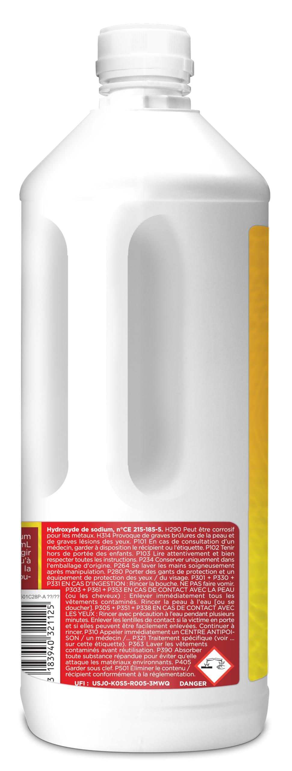 Onyx - Déboucheur Canalisation Professionnel - Formule Professionnelle & Surpuissante - Rapide et efficace - Fabrication Française - 1L