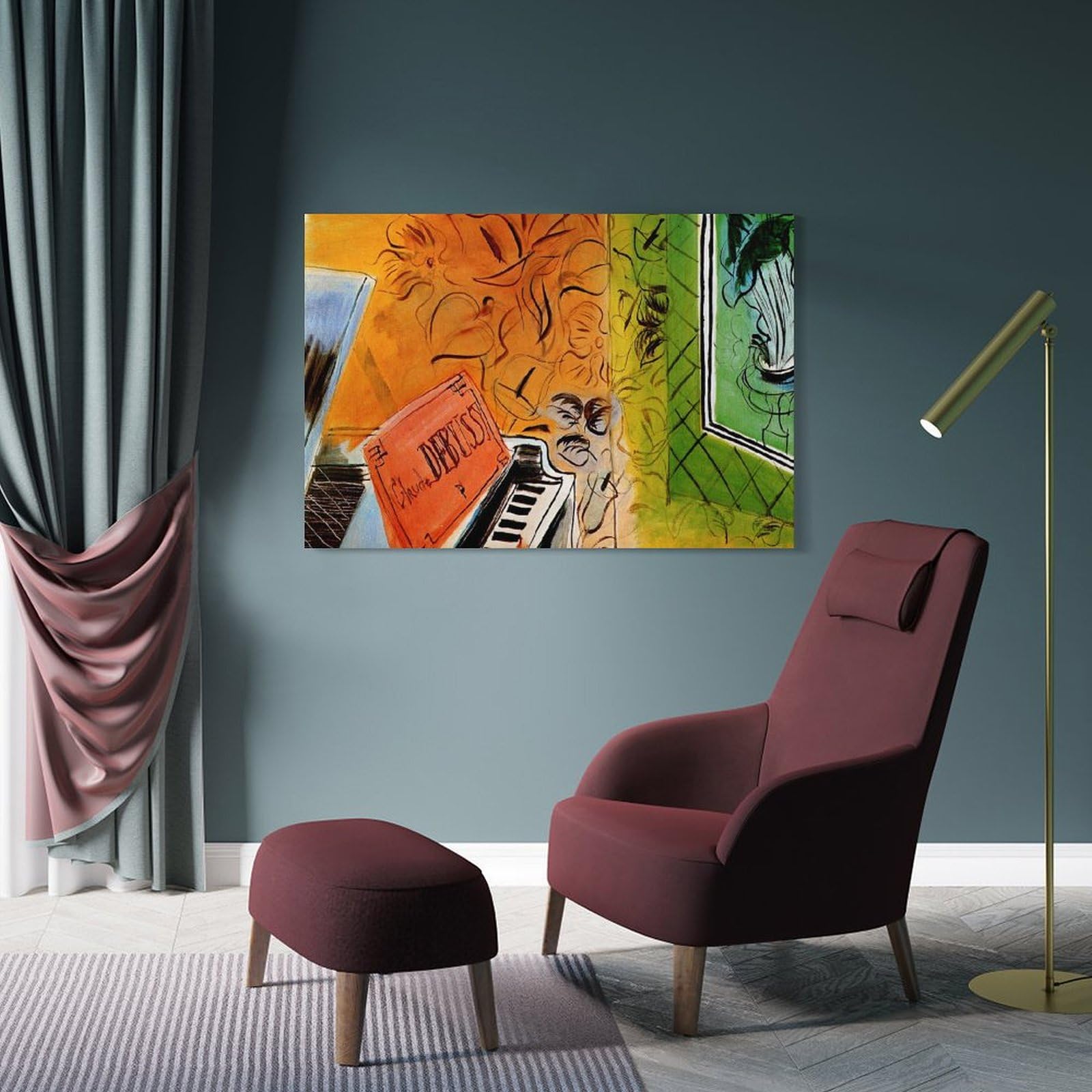 Amazon.com: Raoul Dufy,Homage to Claude Debussy，Fauvism