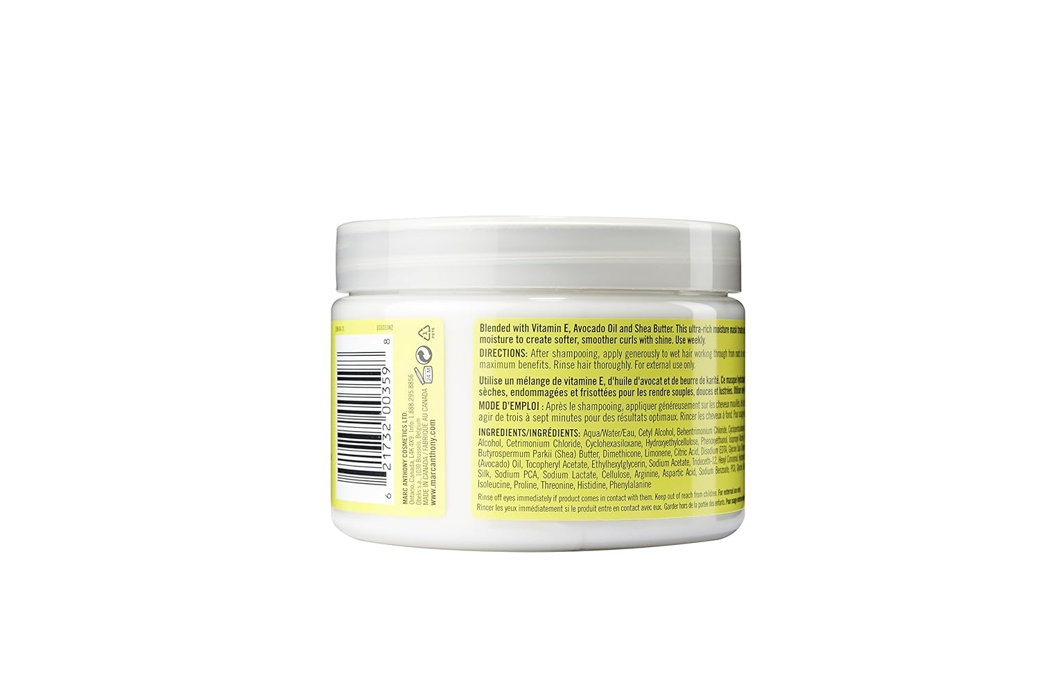 Marc Anthony Strictly Curls Deep Hydrating Mask Ounce Tub Deep Hydration Treatment for Curly Hair, 10 Fl Oz : Beauty & Personal Care