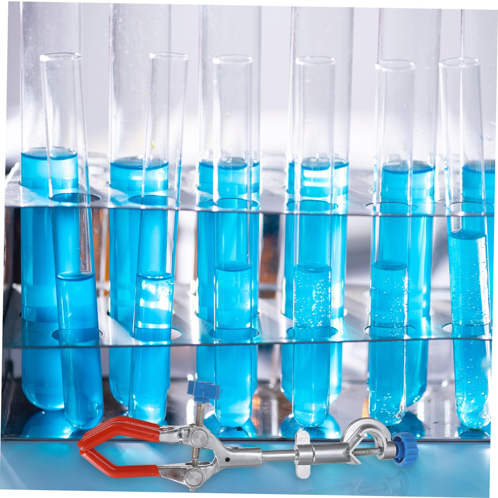 Cabilock 3 Pezzi Ganci per Esperimenti Scientifici Clip per Provetta e Beaker Strumento Fissaggio Pratico e Sicuro Accessorio da Laboratorio
