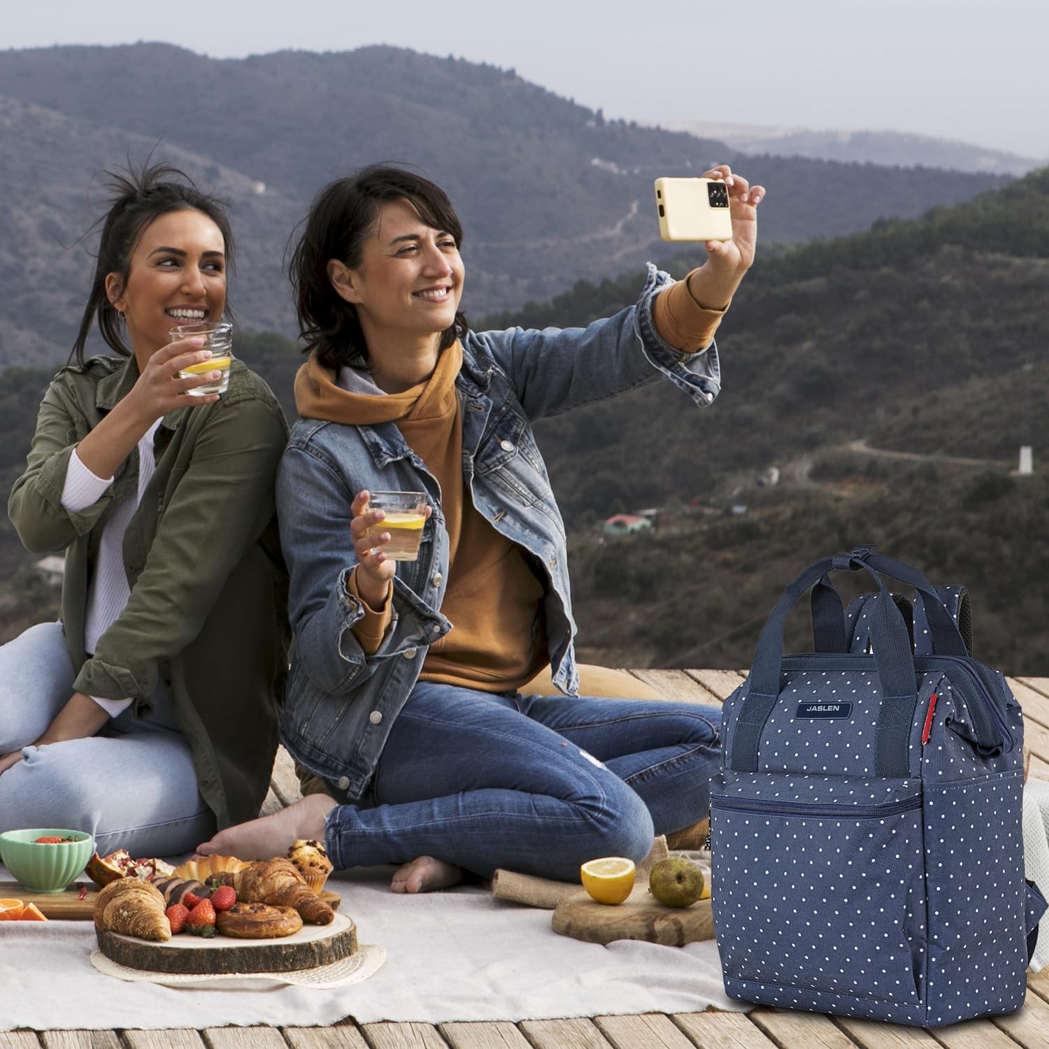 Jaslen - Bolsa Termica Porta Alimentos - Bolsa Comida Trabajo. Bolsa Nevera Porta Alimentos - Bolsa Comida. Bolsa Nevera. Bolsa Termica Comida. Fiambreras
