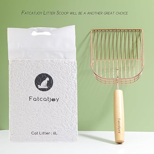 Miniatura 4 de Fatcatjoy Arena para gatos de tofu para gatos, arena ligera, calidad de fábrica, aglutinación rápida, desechable, sin perfume (paquete de 3)